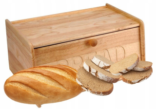 Chlebník - Jednodielny chlebník Ravi Decor, odtiene hnedého a béžového dreva